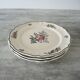 3 Old Villeroy & Boch Earthenware Dessert Plates - 1562 - Peony