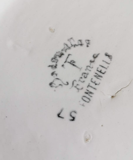 Badonviller vintage earthenware soup