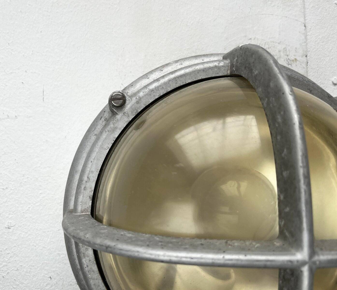 Mid-Century Danish Outdoor Metal Wall Lamp Model Skot by Lauritz Knudsen for Louis Poulsen, 1960s