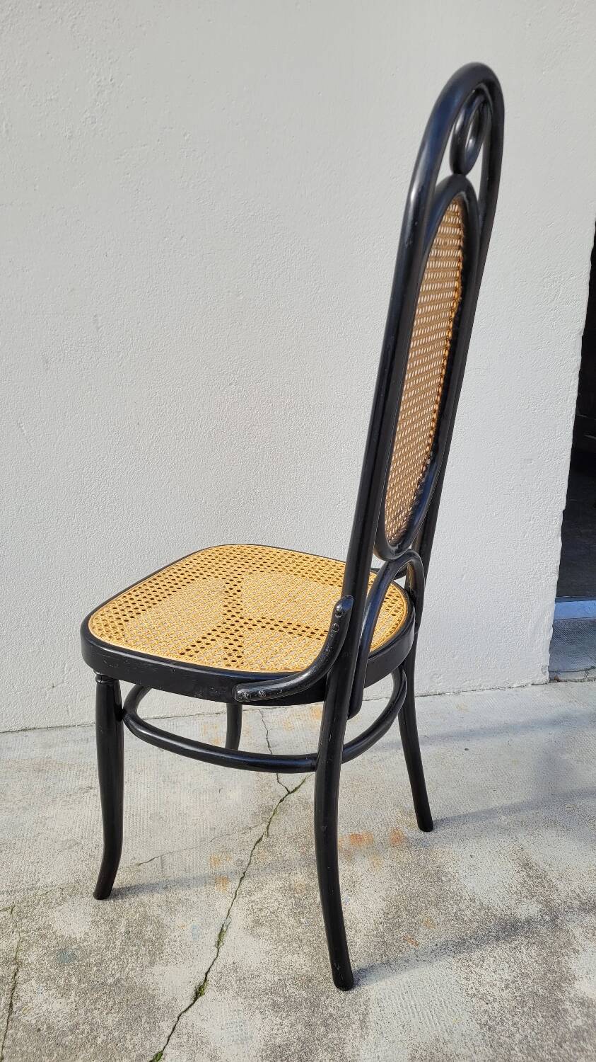 Thonet bistro chair n°17 canework and bentwood - 1900s