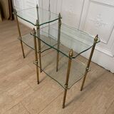 Pair of neo classic side tables, 1970s