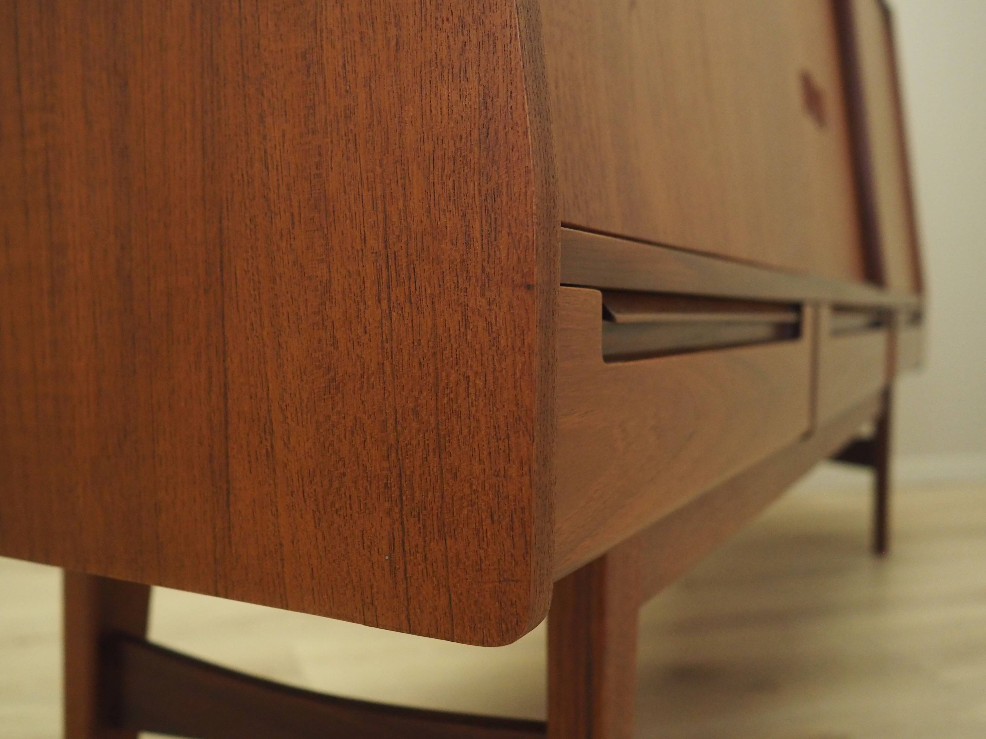 Teak highboard, Danish design, 1960s, production: Denmark