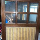 Antique mahogany screen