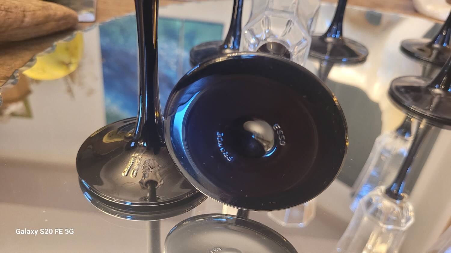 Octime 80's champagne glasses