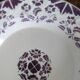 Plat Digoin Sarreguemines violet