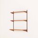 Kai Kristiansen teak shelving unit, set of 3 shelves, FM Mobler, Denmark ,