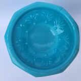 Vintage Portieux Vallerysthal Vase Opaline Blue