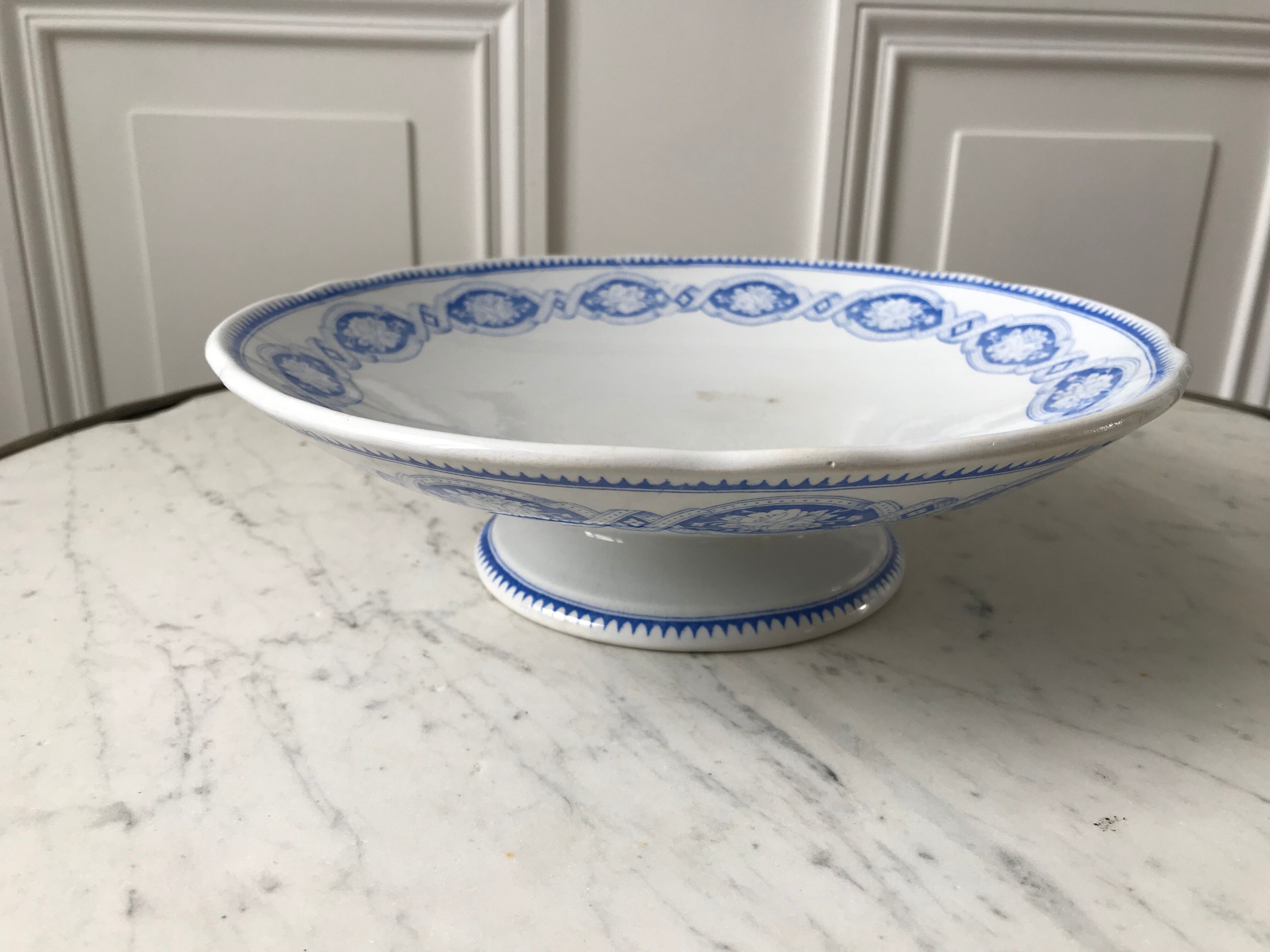 Serving dish Terre de Fer late XIXth