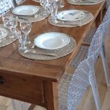 Table de ferme ancienne en bois de hêtre XIXème