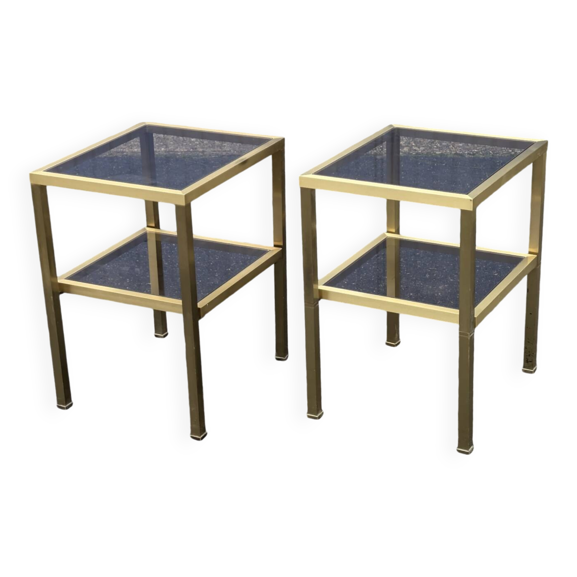 Pair of vintage 1970s side tables