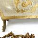 Porte revue vintage florentin blanc et or