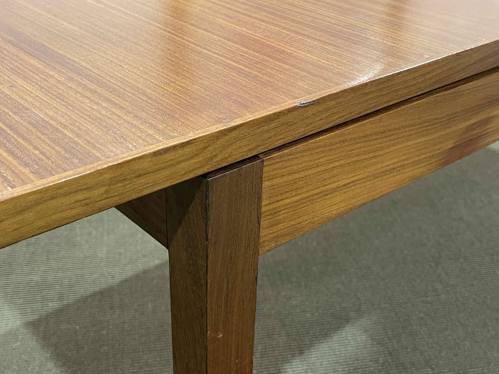 English teak table from the 70s with butterfly extension