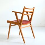 Vintage compass leg chair from the 1950s