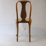 Two Kohn chairs, No. 529, circa 1910, bistro style, caned, bentwood