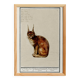 Small poster about the Lynx, based on an old engraving from 1610.