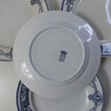 Terre de fer 6 medallion flat plates