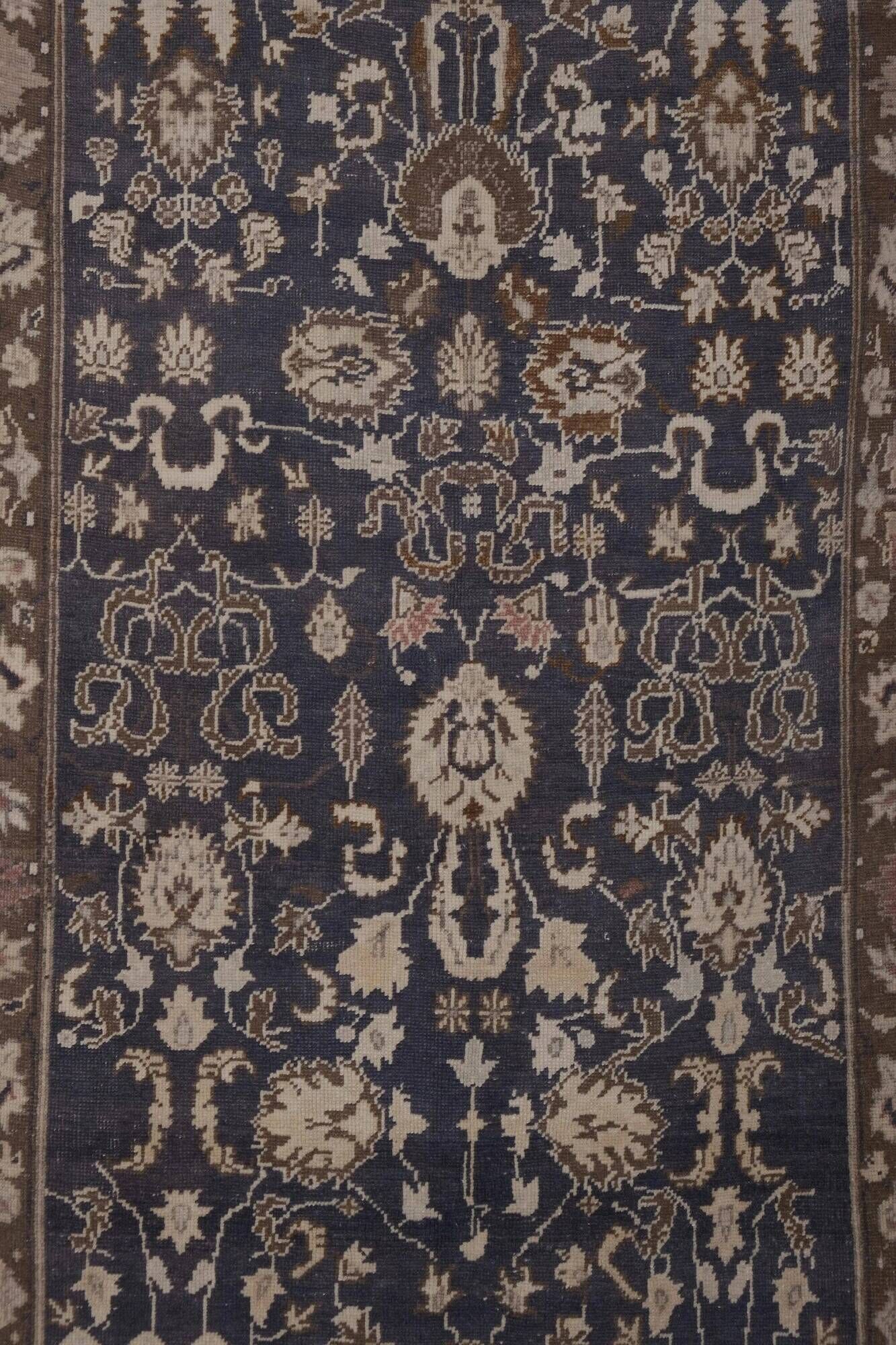 Vintage Turkish handmade rug 130x219 cm