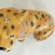 Large vintage ceramic leopard statue – Wild decor from the 70s