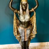 Cache pot statue égyptienne 130cm