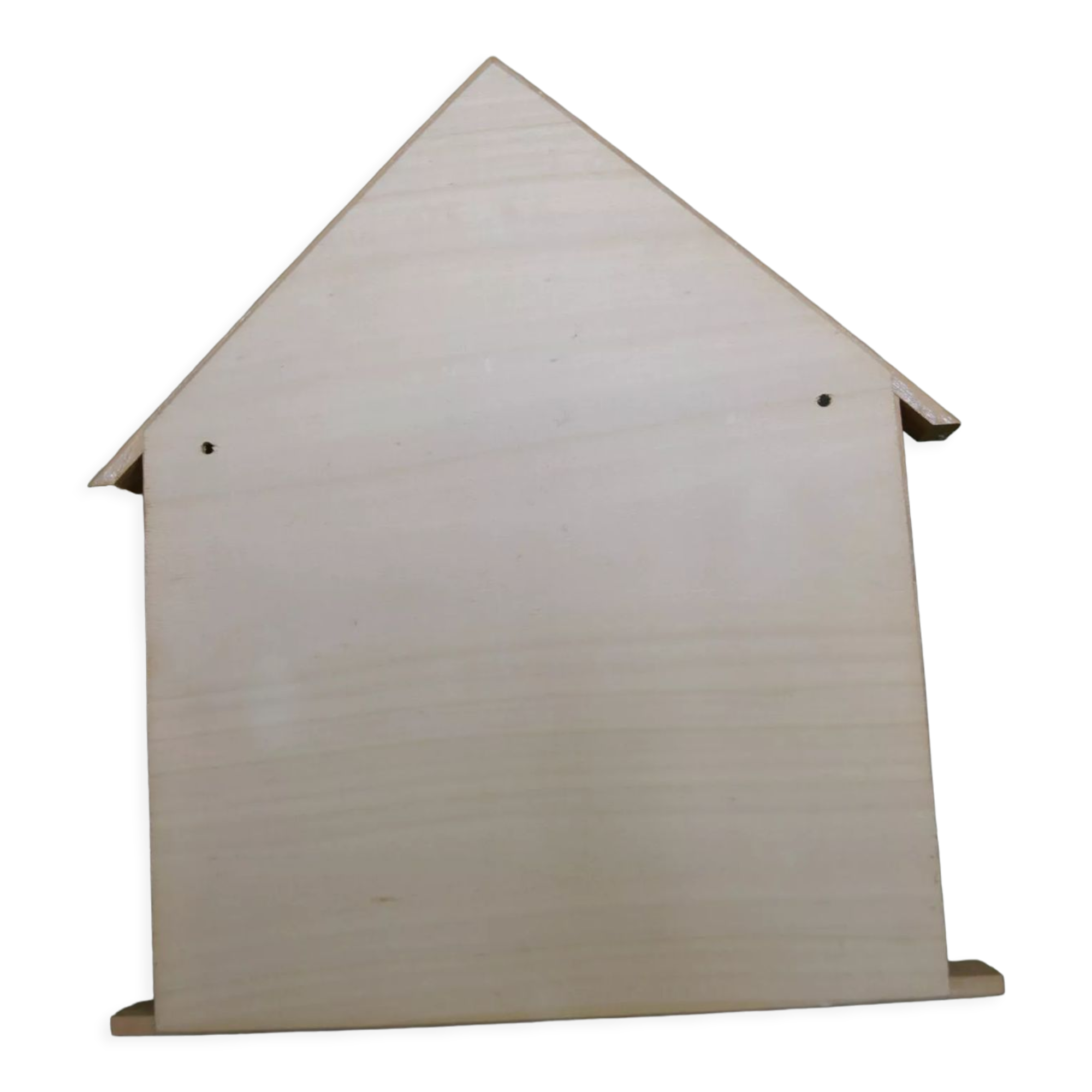 Wooden shelf shaped house