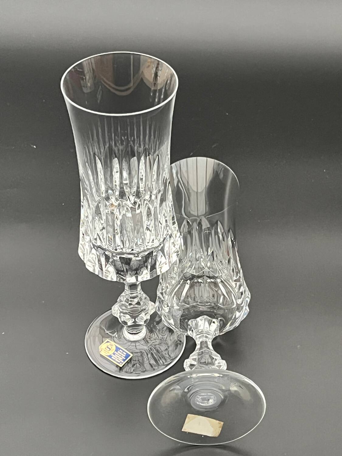 Set of 6 Spiegelau Crystal Flutes
