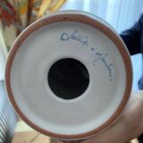 Moustier faience lamp