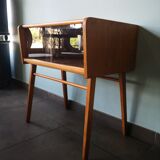 Meuble télé/radio vintage, tchèque (Opp. Hodonin)