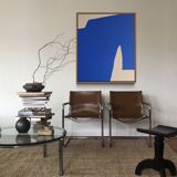 Blue Abstract Art N1 65x54cm by Bodasca