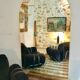 Large mirror in Italian arcade 1980 115x220cm