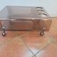 Smoked plexiglass coffee table from the 70s