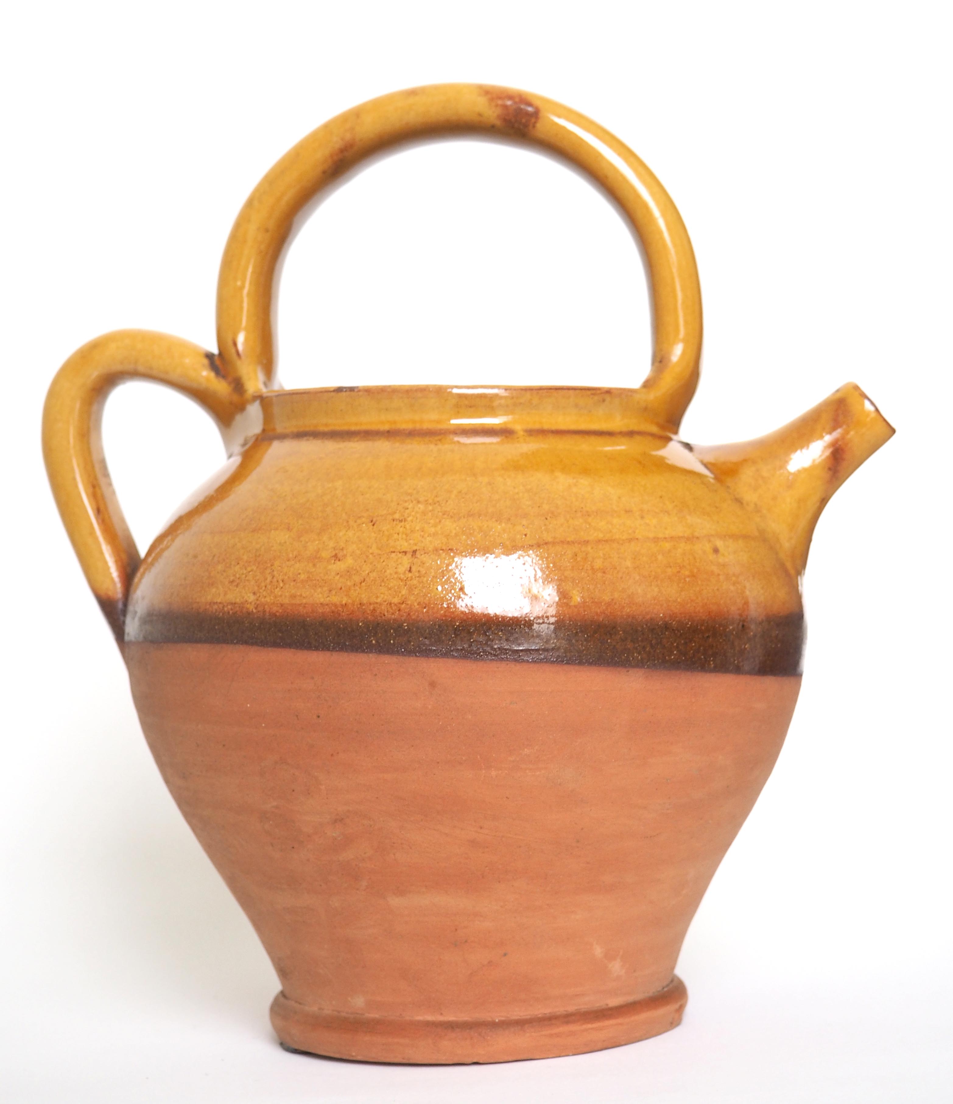 Old terracotta pot