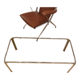 Vintage glass coffee table