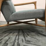 Floating zag celadon Red Edition chair