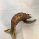 Lobster patinated brass