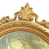 Cadre vintage scène romantique