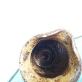 Stoneware pitcher signed cg