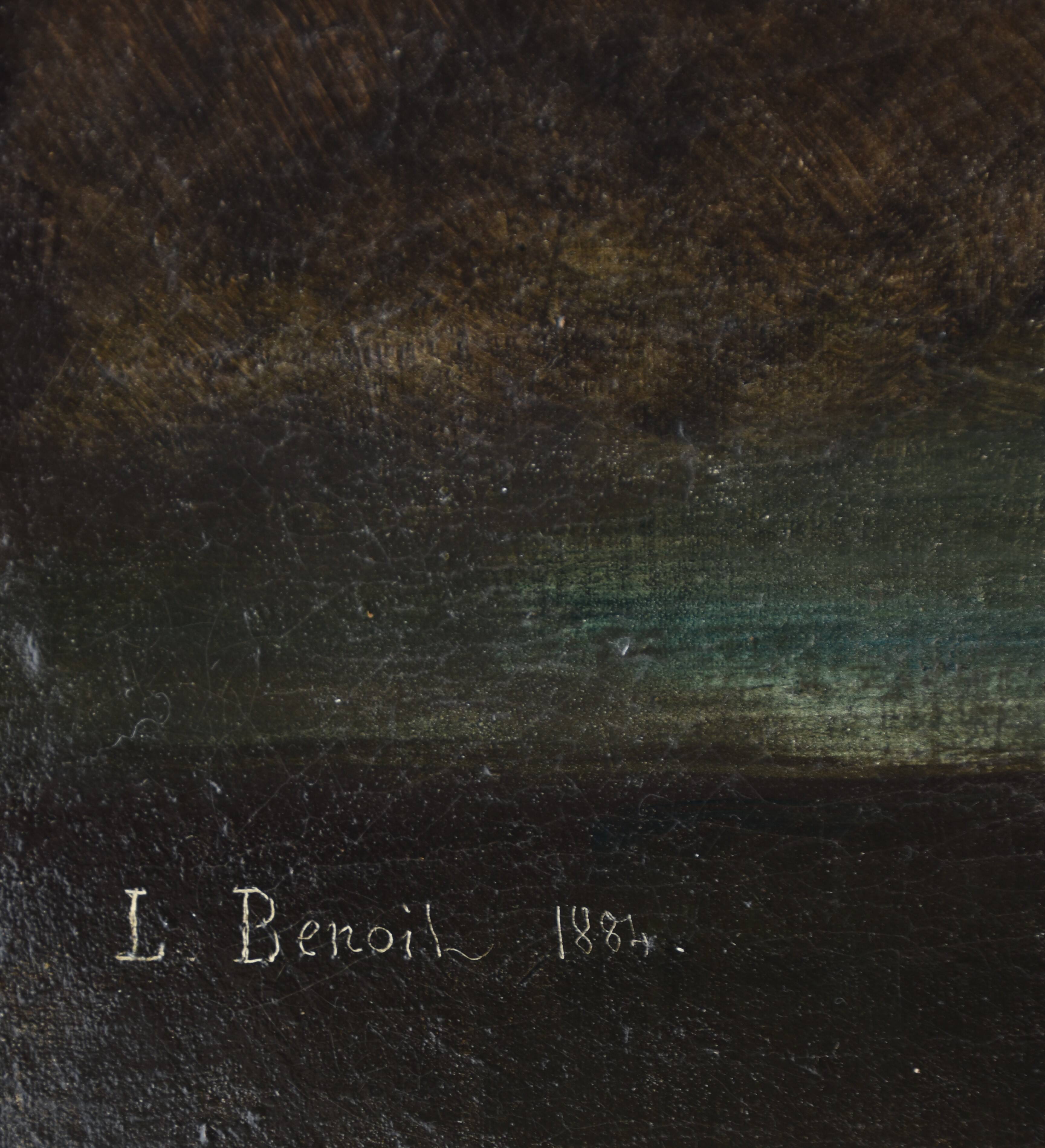 Léon Benoît, Corbeille de fleurs (1884)