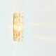 Mid Century Scandinavian Glass & Brass Wall Light by C. Fagerlund, 1960s