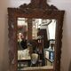 Large wooden mirror