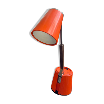 Pair of orange Lampette lamps