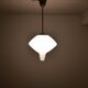 Large opaline pendant / modern brass mid-century ASEA Sweden, 1940s