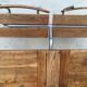 1950s Double wood and metal school desk