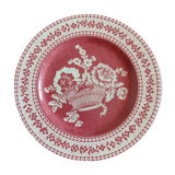 10 assiettes Pierre Frey "paniers fleuris"
