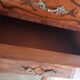 Antique bedside table in rosewood marquetry, Louis XV style