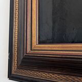 Antique original oil painting of a German opera tenor, large 19th century portrait