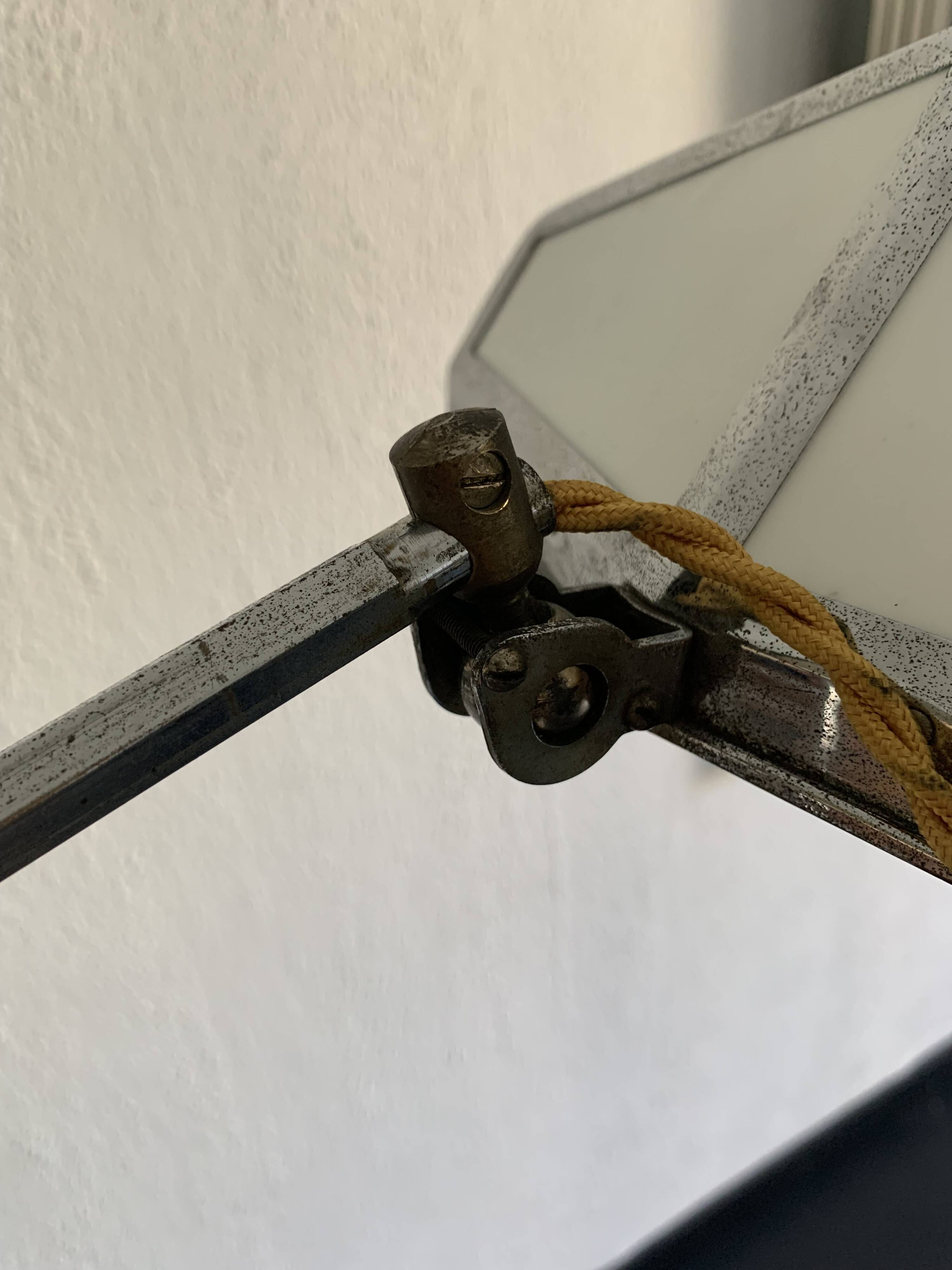 Large vintage 1920s Pirouett architect Art Deco lamp - 50 cm