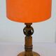 Large pine table lamp by Uno & Östen Kristiansson for Luxus, Sweden