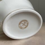 Limoges sauce boat, gilded porcelain – 1950s 60s – mid-century chic