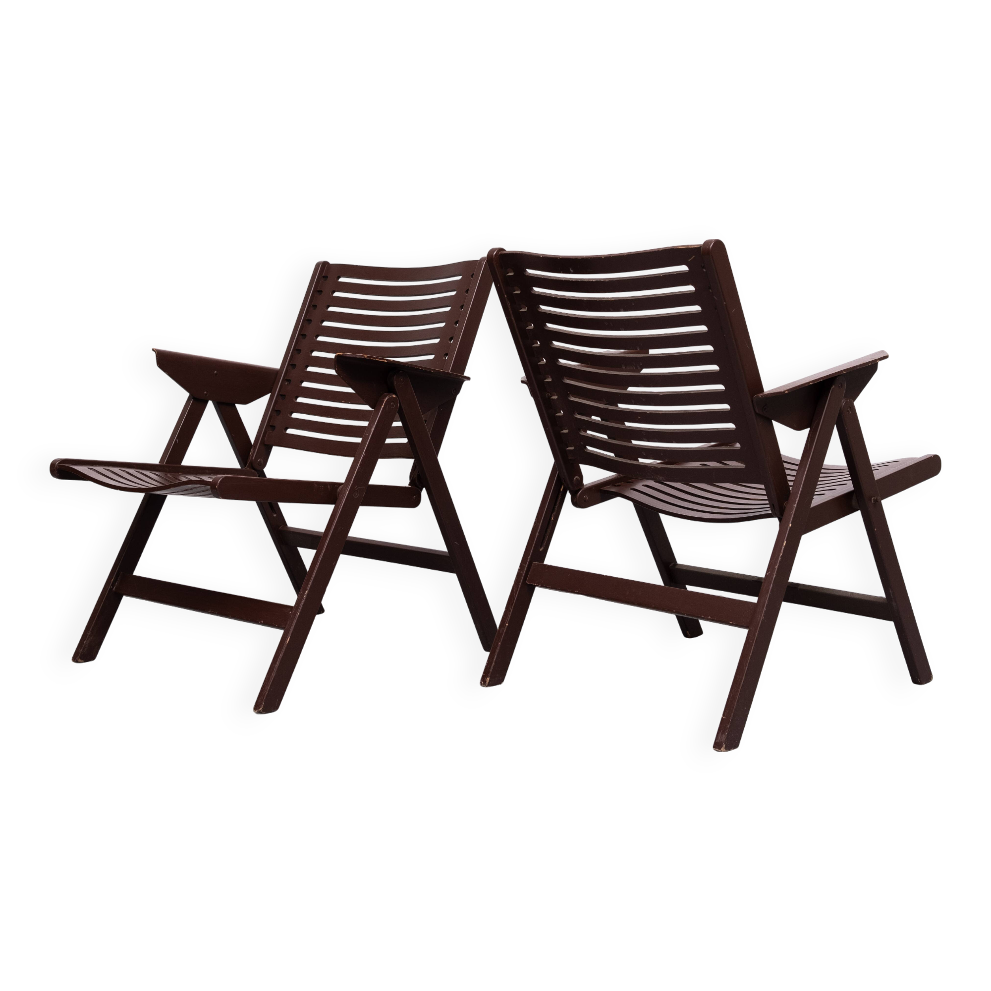 Vintage Rex multiplex folding chairs Niko Kralj, Joegoslavië 1950