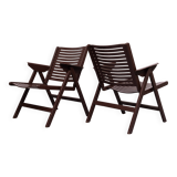 Vintage Rex multiplex folding chairs Niko Kralj, Joegoslavië 1950